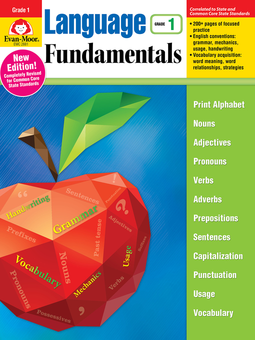 Cover image for Language Fundamentals, Grade 1
